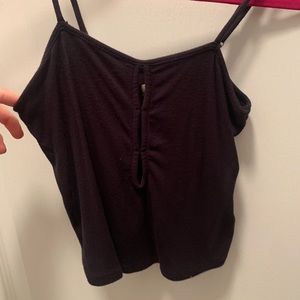 black crop top